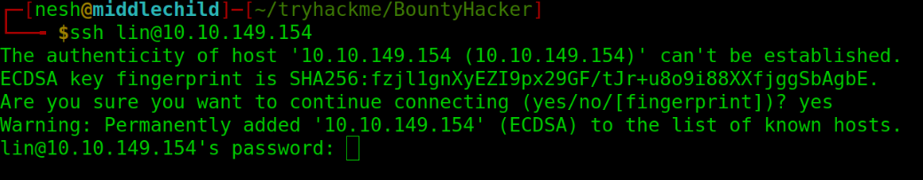 ssh login